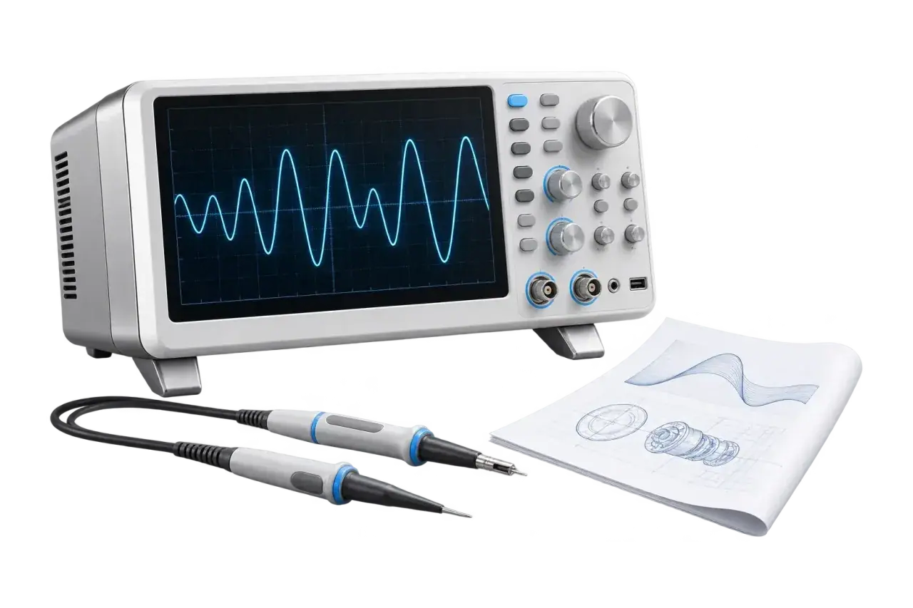 Concept test equipment and audit documentation illustrating security, product compliance and quality assessment